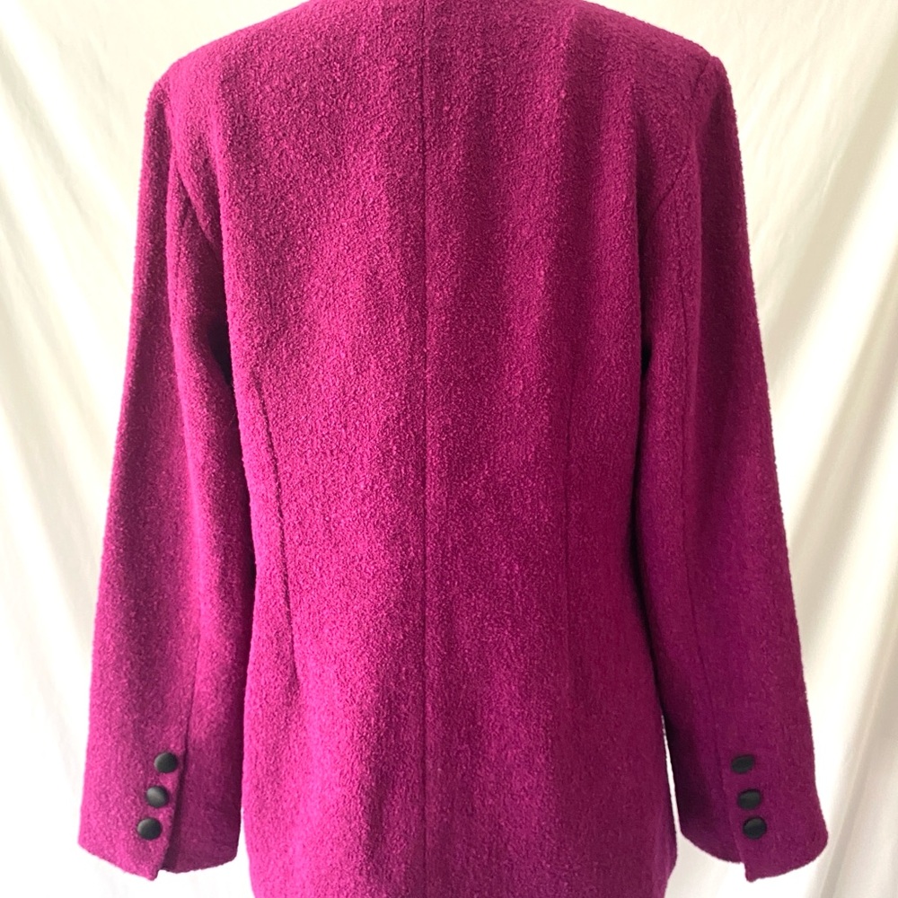 Linea By Louis Dell’Olio Fuscia and Black Statement Jacket‎ - Picture 6 of 7